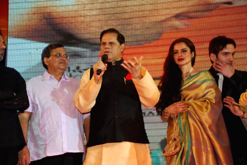 Rekha and Shatrughan Sinha's son Luv launches with movie Sadiyan at The Club.