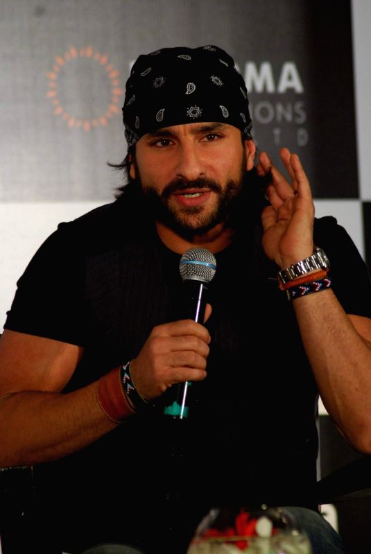 Saif Ali Khan at press meet for Kurbaan at JW Marriott.