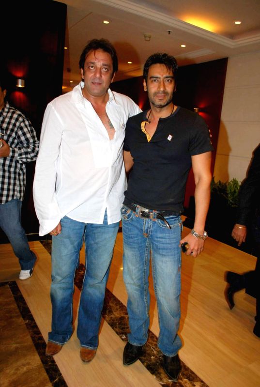 Sanjay Dutt and Ajay Devgan at Human Trafficking NGO Event at Taj land’s End.