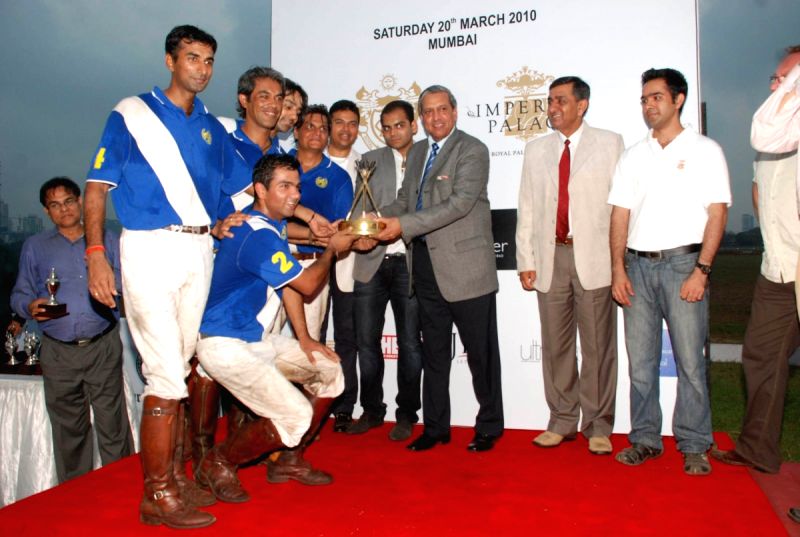 Sanjay Kapoor at India - England polo match.