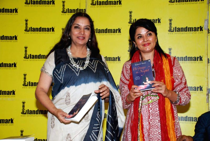 Shabana Azmi at launches Kishwar Desai's book Witness The Night.