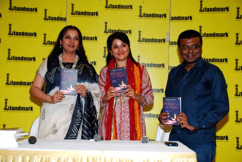 Shabana Azmi, Kishwar Desai and Shomu at launches Kishwar Desai's book Witness The Night.