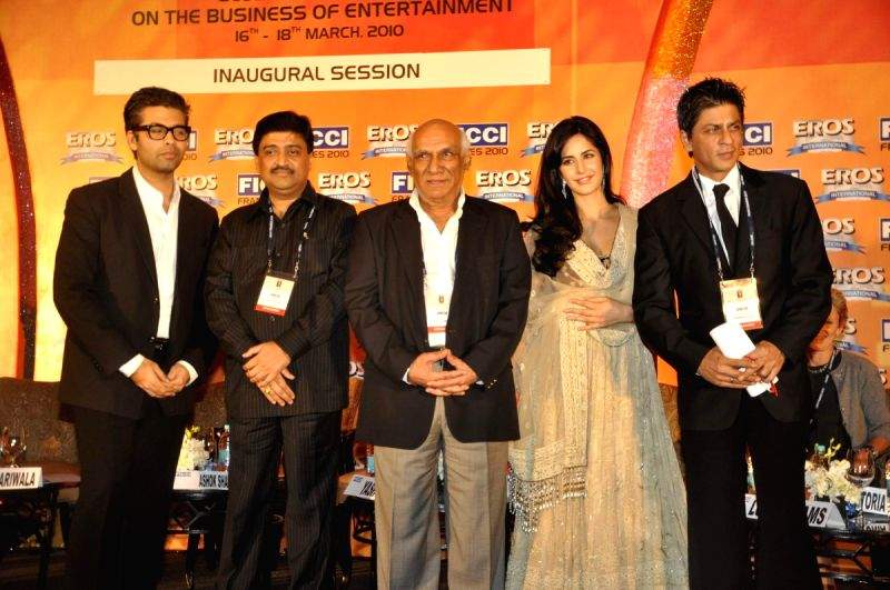 Shah Rukh Khan, Katrina Kaif, Yash Chopra, Karan Johar and others were present at the inaugural session of FICCI Frames 2010.