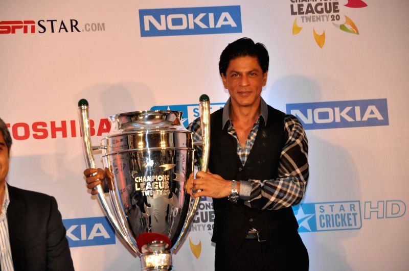 Shahrukh Khan at the ESPN Star Sports Nokia Champions League Twenty20 event.