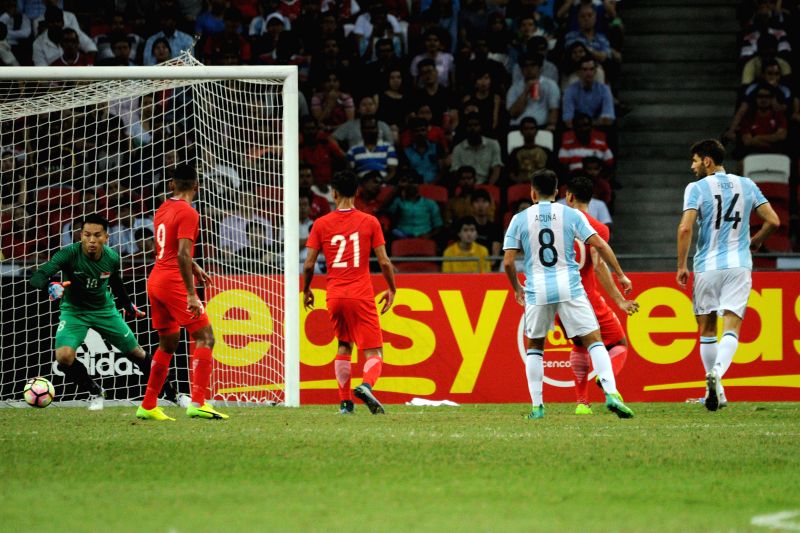 SINGAPORESOCCERFRIENDLY MATCHARGENTINA VS SINGAPORE