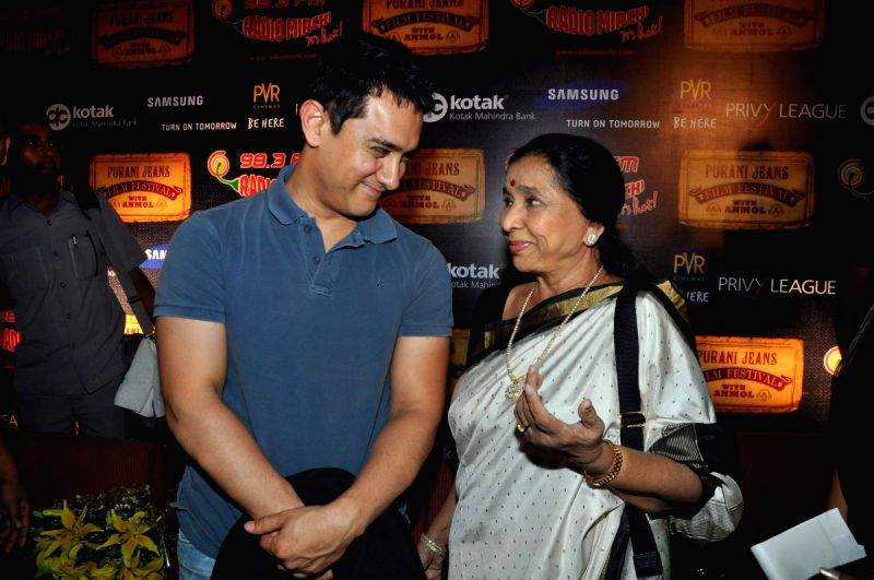 Teesri Manzil screening with Aamir and Asha Bhosle at PVR.
