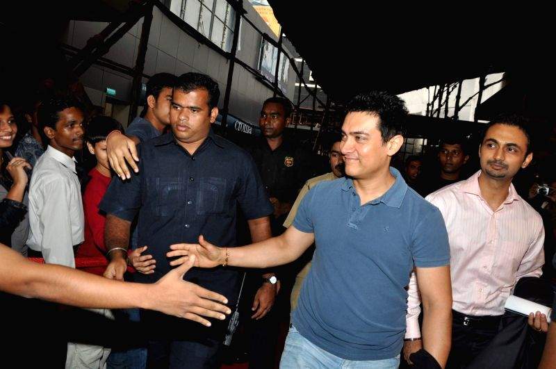 Teesri Manzil screening with Aamir at PVR.