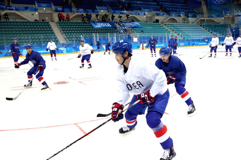 S. Korean ice hockey team at Olympics