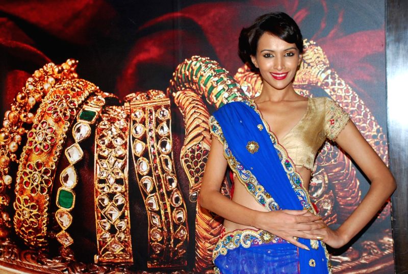 Top model at Tanishq Fashion Show at Bandra.