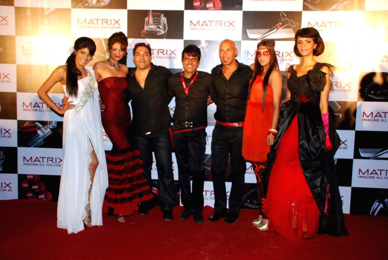Top models on the ramp for Matrix show at Goregaon.