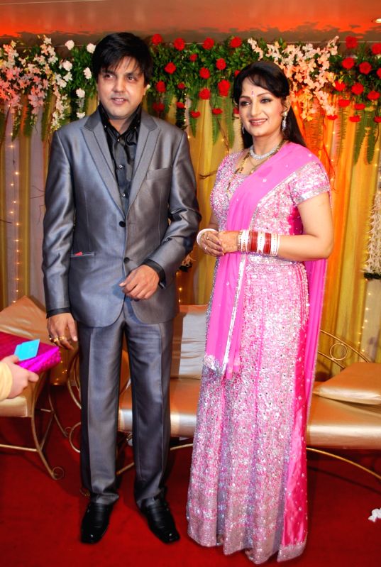 Upasana Singh’s Wedding Reception at Time N Again, Andheri in Mumbai Tuesday Night.