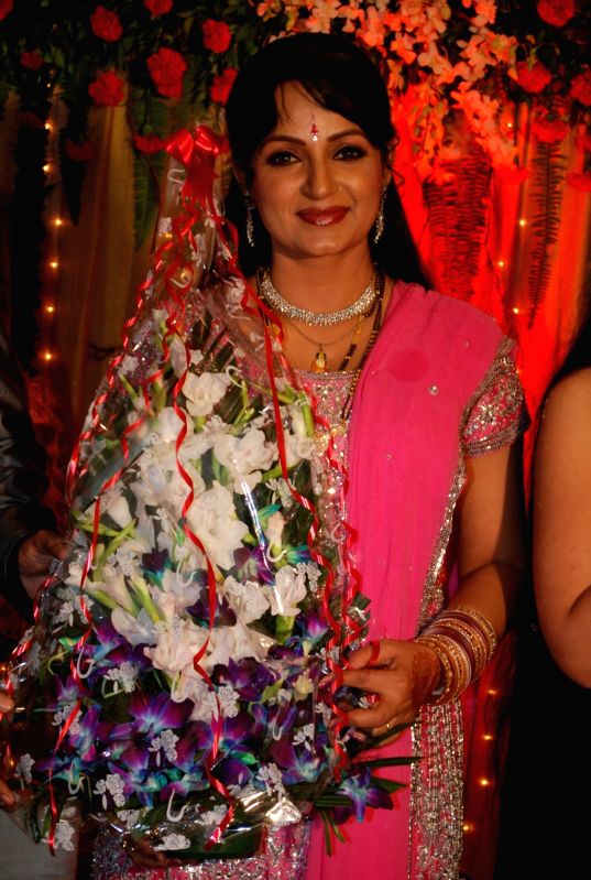 Upasana Singh’s Wedding Reception at Time N Again, Andheri in Mumbai Tuesday Night.