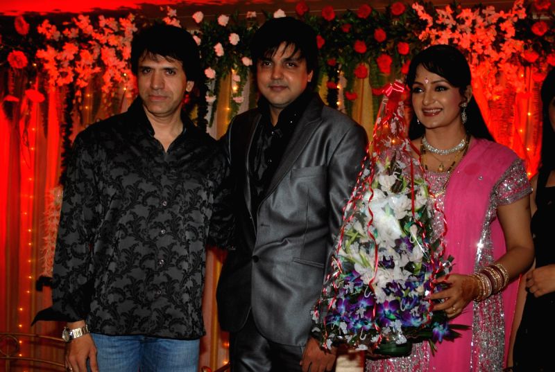 Upasana Singh’s Wedding Reception at Time N Again, Andheri in Mumbai Tuesday Night.