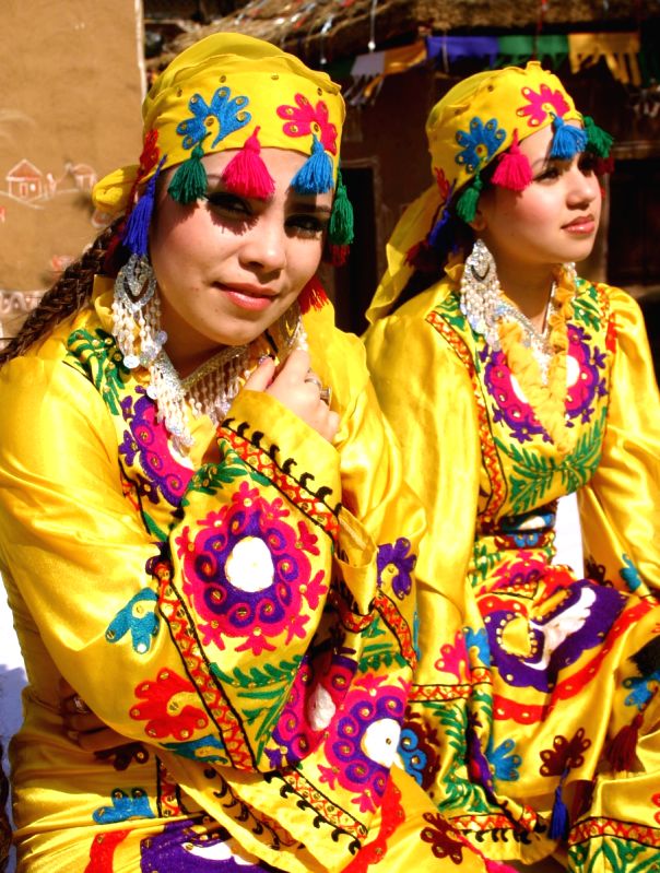 Uzbekistan dancers at the Surajkund Crafts Mela in Faridabad on Sunday New Delhi,31 Jan 2010.
