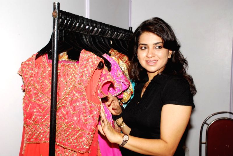 Vidya Balan inagurates "Rotary Club North End bazaar". Photo: IANS)