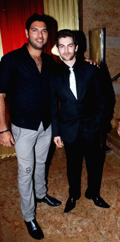 Yuvraj Singh and Neil Nitin Mukesh at