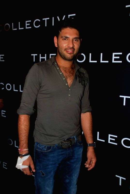 Yuvraj Singh at The Collective Show at Palladium in Mumbai.