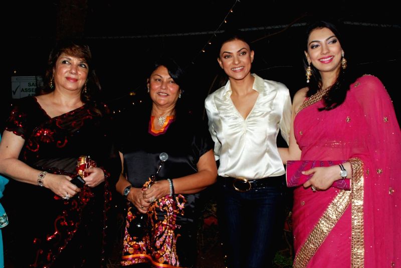 Zarine Khan, Sushmita Sen amd Yukta Mukhi at GR 8 Women Awards in ITC Grand Maratha.