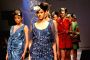 A Model showcasing designer Sanchita's creation at the Wills Lifestyle India Fashion Week in New Delhi on Monday 26 Oct 2009.