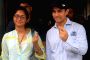 Jaya & Amitabh Bachchan after casting his votes today for Maharashtra Elections.