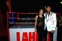 Aanaahad and Shraddha Das at the Premiere of Film Lahore at Cinemax.