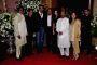 Amitabh Bachchan, Shahrukh Khan Abhishek Bachchan, Anil Ambani, Amar Singh and Tina Ambani at Ambani's Big pictures bash at Grand Hyatt.