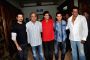 Anil Kapoor, Aamir Khan and Sanjay Dutt at Double Dhamaal film launch at Mehboob.