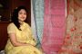 Asha Parekh Unveils Shubhrata Dutta's Jamdani Saree collection at Juhu in Mumbai on Tuesday evening.