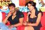 Bollywood actors Ajay Devgan and Bipasha Basu at a press meet for the film "All The Best" in New Delhi on Saturday 10 Oct 2009.