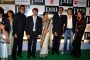 Bollywood actors Amitabh Bachchan, Sunny Deol, Vidya Balan, Abhishek Bachchan, Bobby Deol and Aishwarya Rai Bachchan at the premiere of film "Paa".