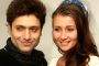 Bollywood actors Shiney Ahuja and Julia in New Delhi to promote their film "Ghost".