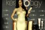 Bollywood actress Malaika Arora Khan poses during the launch of Sunsilk Keratinlogy products in Mumbai.