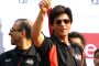 Bollywood star Shahrukh Khan at the Airtel Delhi Half Marathon, in New Delhi on Sunday.