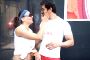 Dia Mirza & Arshad Warsi promotes Hum Tum Aur Ghost at Zoom Holi at Andheri, Mumbai.