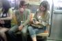 ***Exclusive***Haley Joel OsmentSixth Sense child star, Haley Joel Osment, seen flirting and sharing a laugh with a friend on the subway as they rode back to Manhattan after attending the New York Mets baseball game together in Queens. New York City, USA - 09.07.09Mandatory Credit:/ WENN.com/IANS