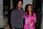 Fardeen khan with wife Natasha at Mata ki Chowki at Bandra.