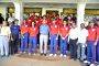 Indian cricketers promote "Paathshala" at a Charity Cricket Match in Mumbai on Tuesday Evening.