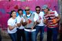 Jacqueline Fernandes, Vishal, Shekhar and Ritesh Deshmukh Paint the Wall in Opp Phoenix Mills.