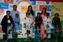 Neha Dhupia, Minissha Lamba, Chetan Bhagat at P&G Shiksha event closure in Chakala on 14th Oct 2010.