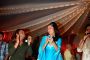 Neha Dhupia, Rajpal promote Action Replay at Juhu Jagruti Navratri at Juhu.