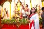 Rani Mukherjee at Durga pooja at Santacruz.