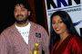 Renowned Tollywood actors Saheb Chatterjee and Pauli Dam at the luanching function of "KKN Group of Companies" in Kolkata on Thursday.