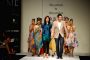 A model walk on the ramp during the Lakme Fashion Week on Day 1.