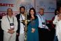 Yash Chopra, Shekhar Kapur and Tisca Chopra at Cinema scapes conference at Leela, Andheri, Mumbai on Wednesday.