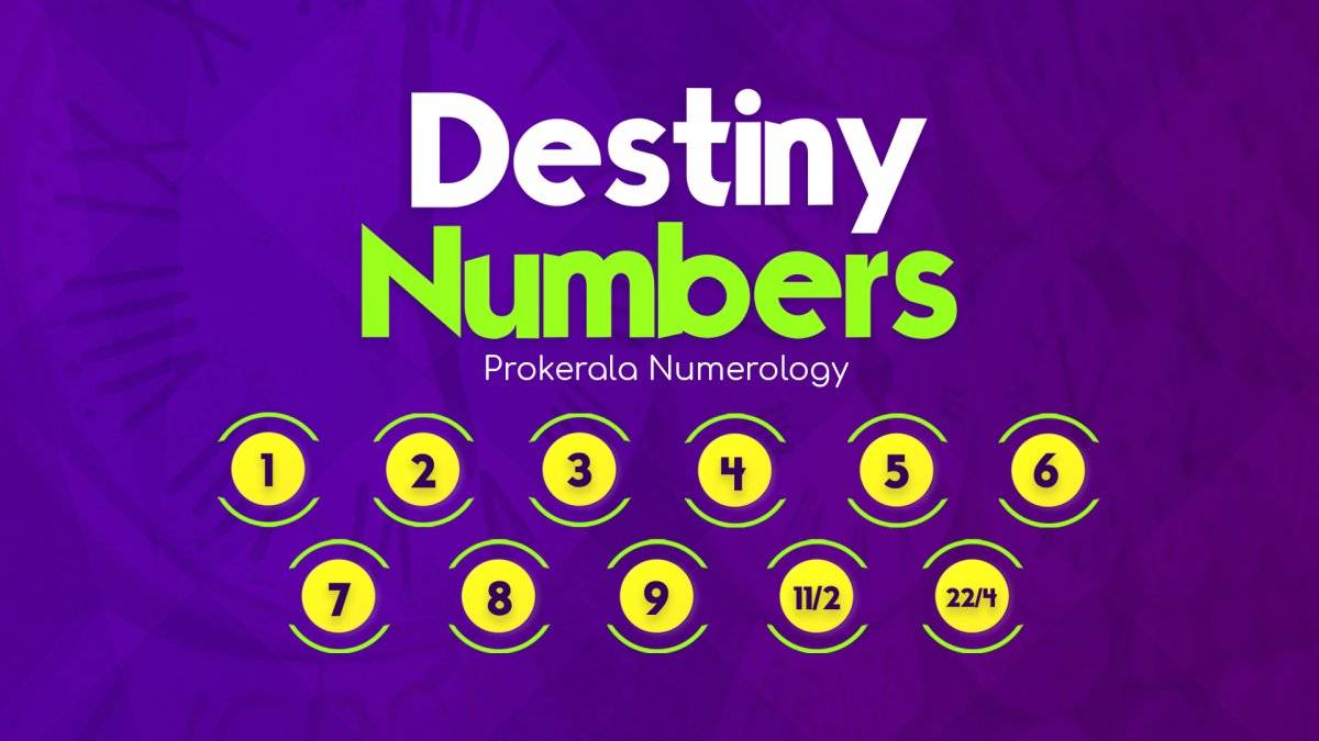 Destiny Numbers | Numerology Destiny Numbers | Destiny Number