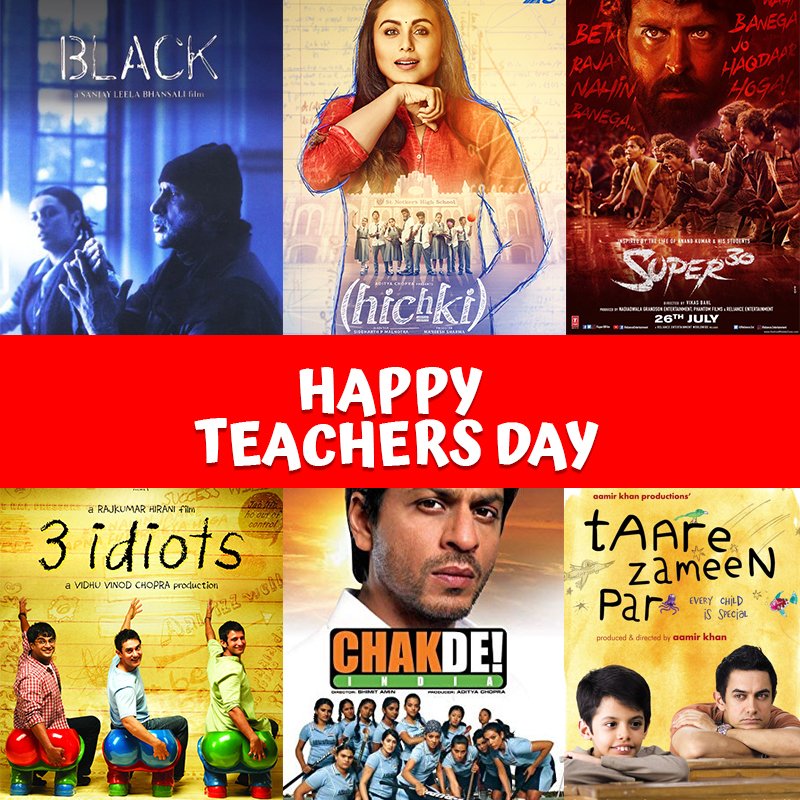 Teacher's Day 2019 Best 10 Bollywood films to watch as