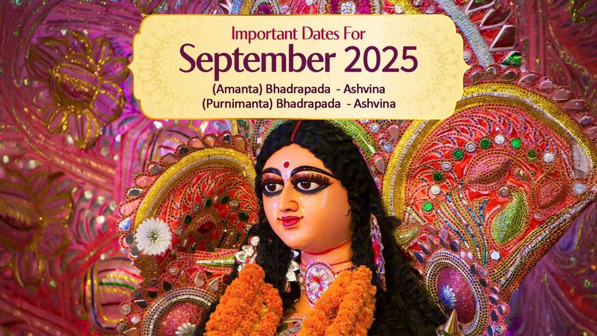 September 2025 Important Festivals In Bhadrapada And Ashvin Months For