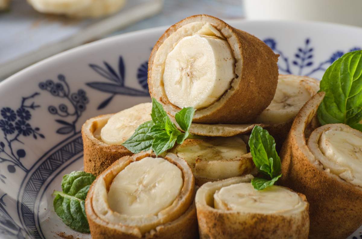 Peanut Butter and Banana Roll-Ups