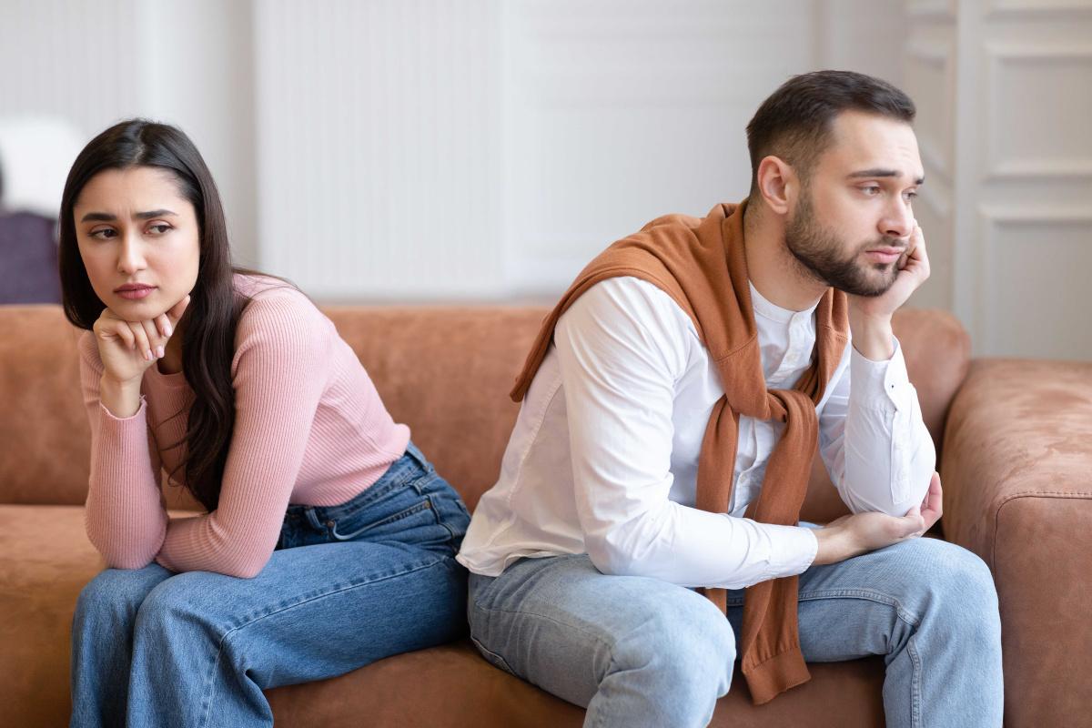 Upset couple