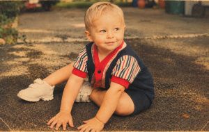 Baby Boy in 80s Style